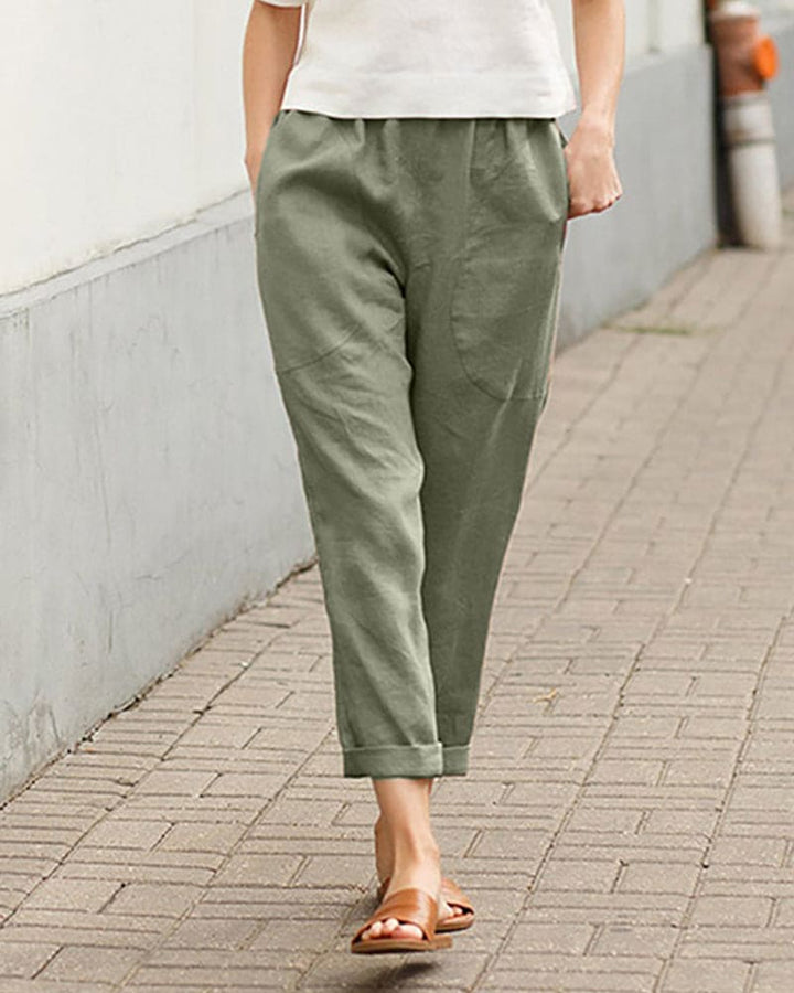 Diane | Relaxed Fit Lightweight Pants - Breathable and Comfortable