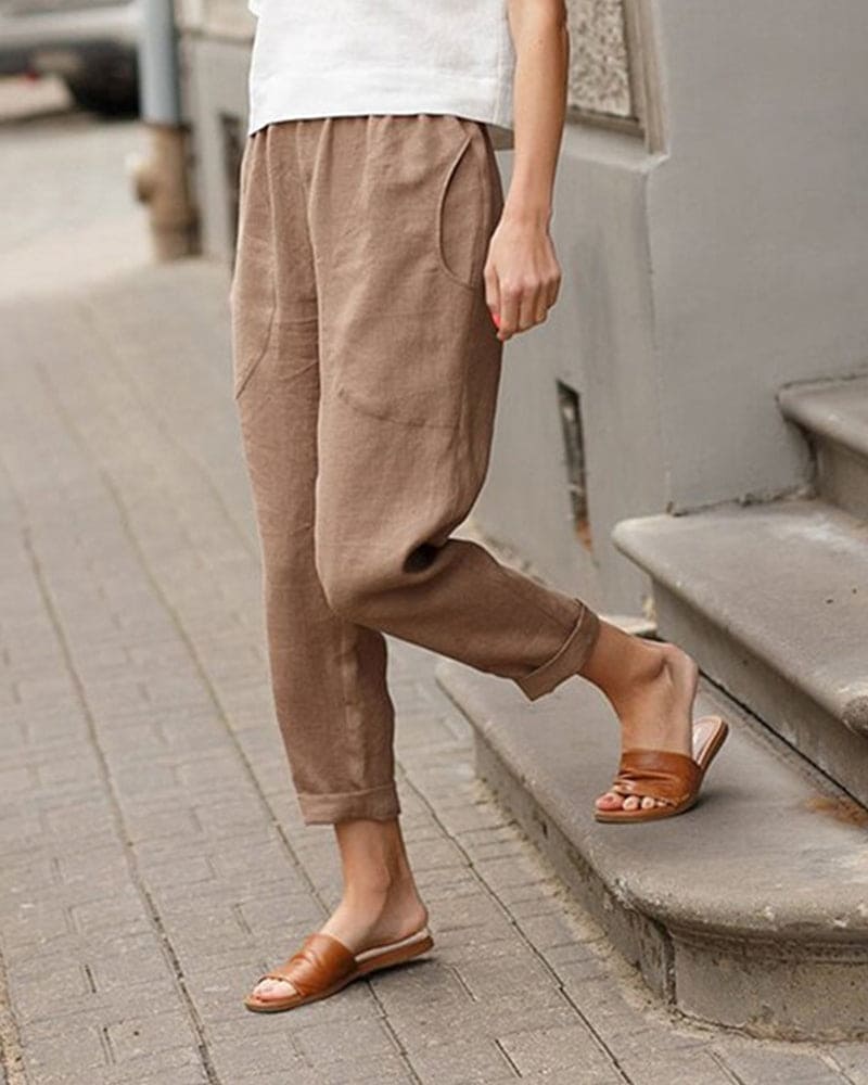 Diane | Relaxed Fit Lightweight Pants - Breathable and Comfortable