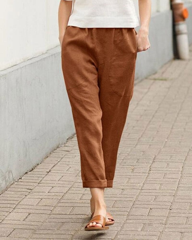 Diane | Relaxed Fit Lightweight Pants - Breathable and Comfortable