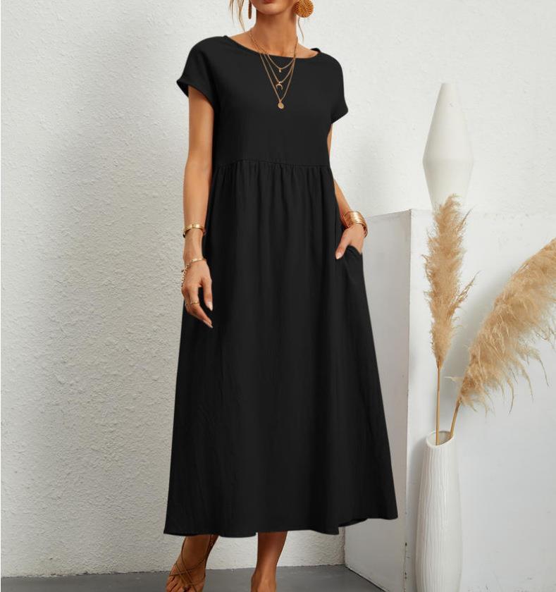 Sylvia | Elegant Relaxed Fit Midi Dress