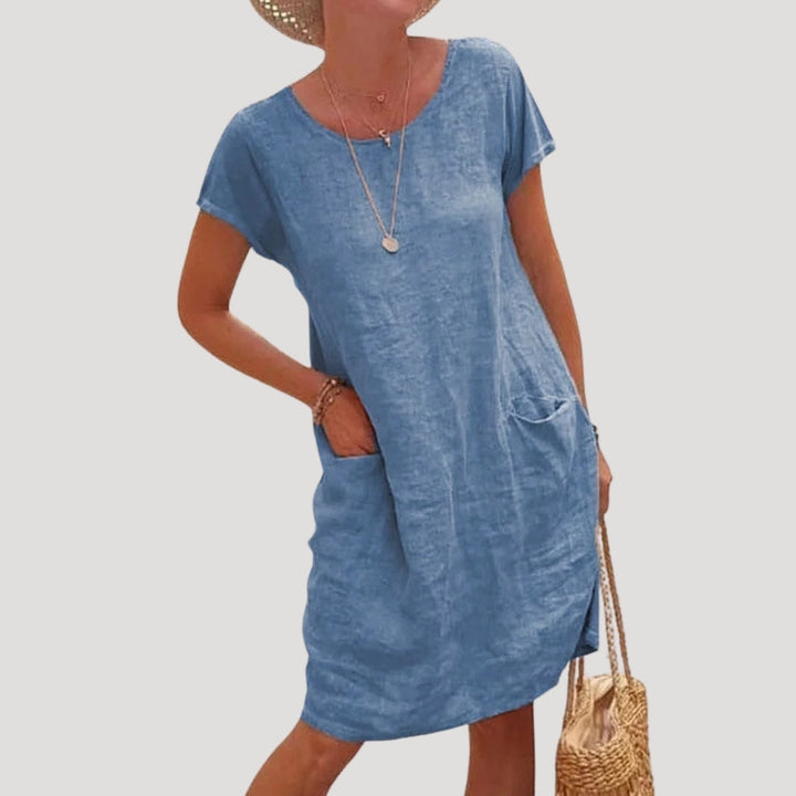 Marina | Cotton Midi Summer Dress