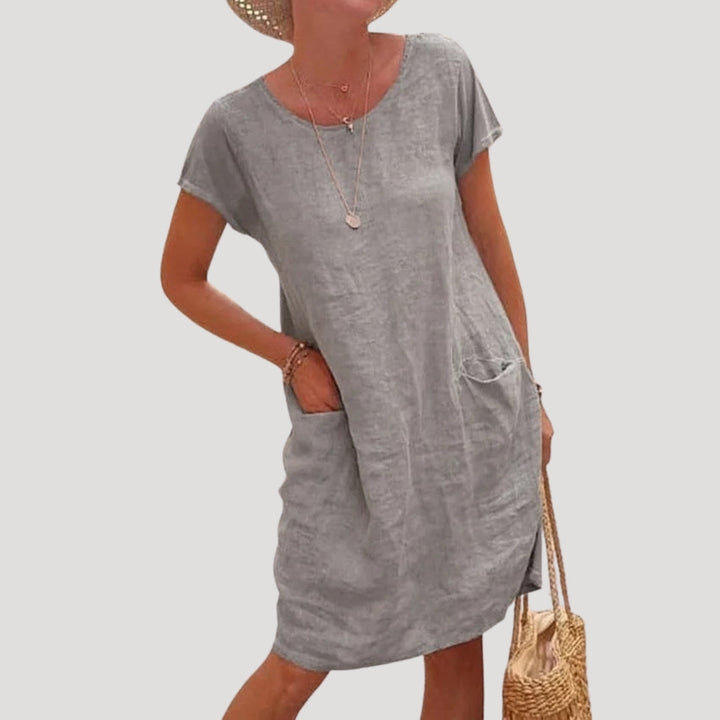Marina | Cotton Midi Summer Dress