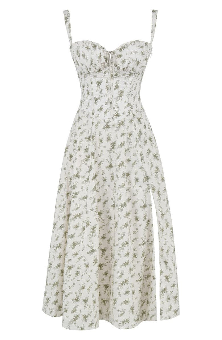 Sally | Spring Dress - Floral Print Party Dress
