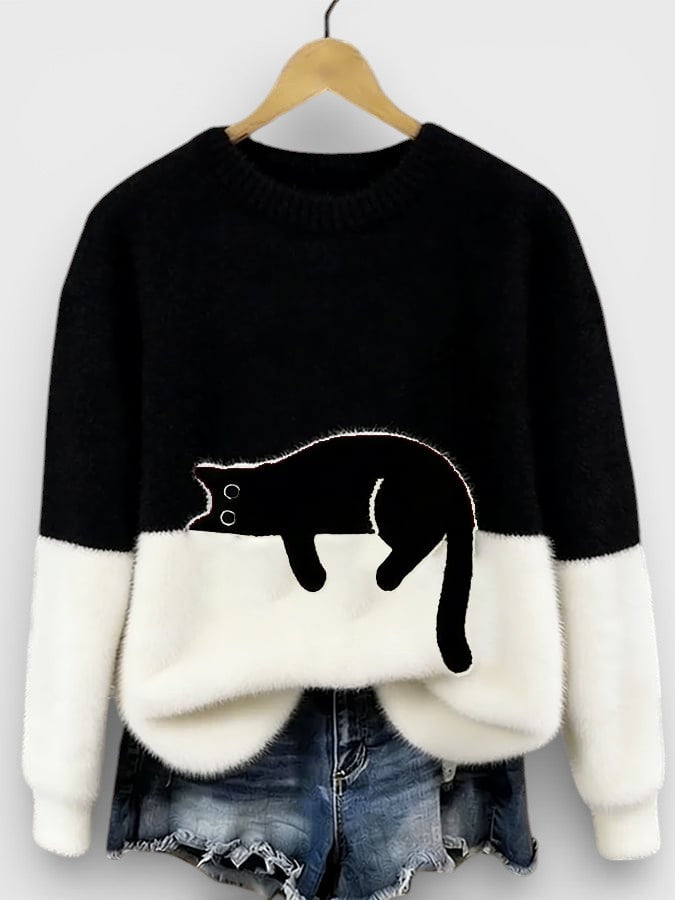 Luna™ | Cat Graphic Sweatshirt