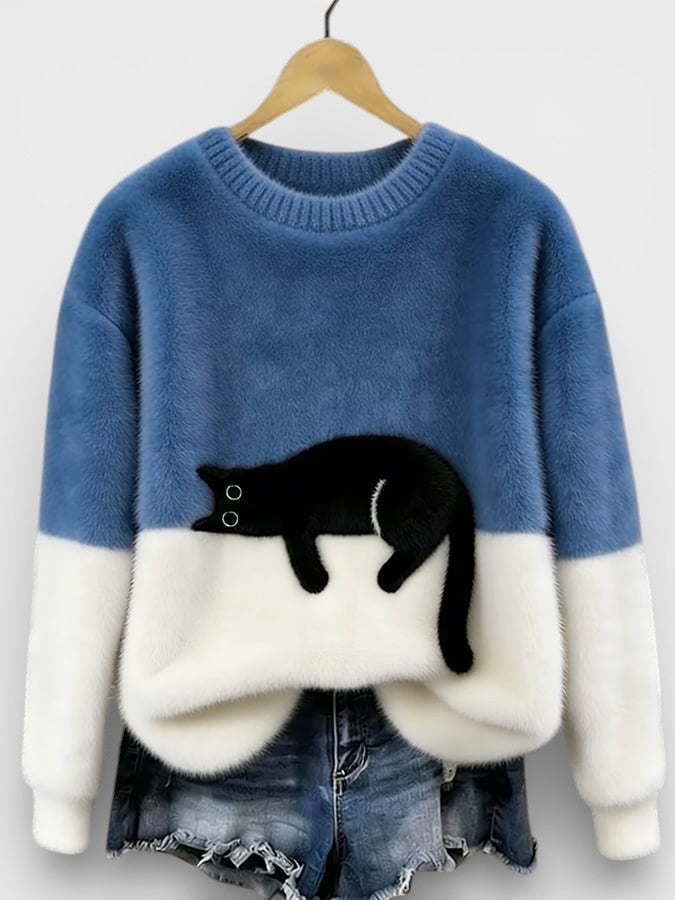 Luna™ | Cat Graphic Sweatshirt