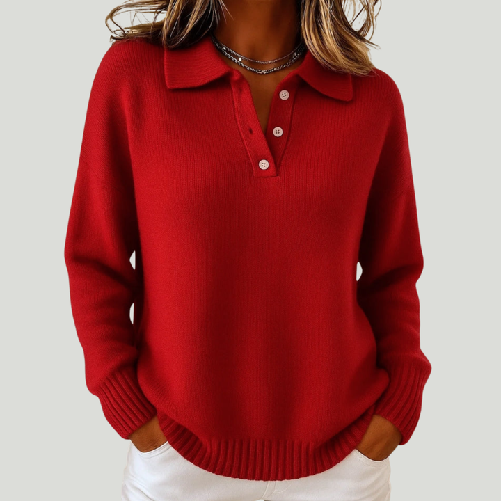 Élise | Soft V-Neck Jumper