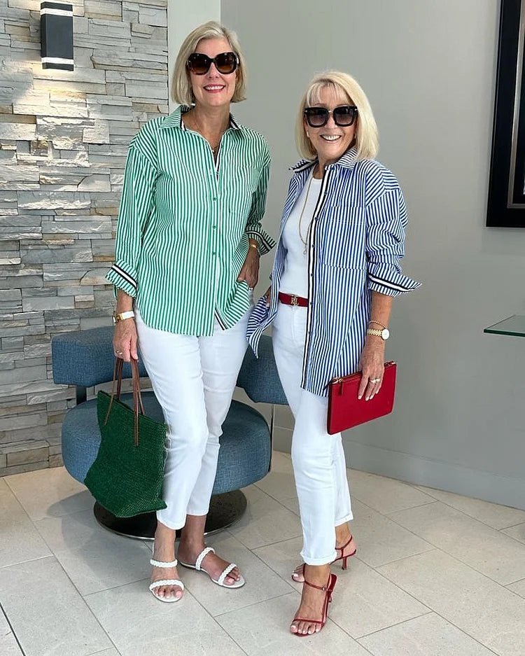 Whitney | Elegant Striped Shirt for Every Occasion