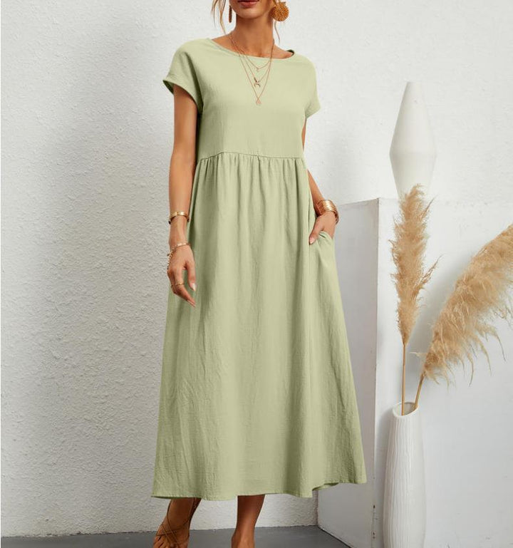 Sylvia | Elegant Relaxed Fit Midi Dress