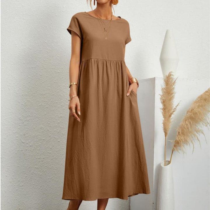 Sylvia | Elegant Relaxed Fit Midi Dress