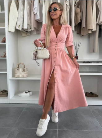 Kendra | Elegant Denim Dress - Comfortable & Chic