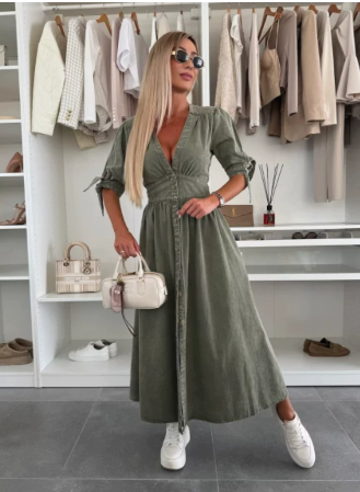 Kendra | Elegant Denim Dress - Comfortable & Chic