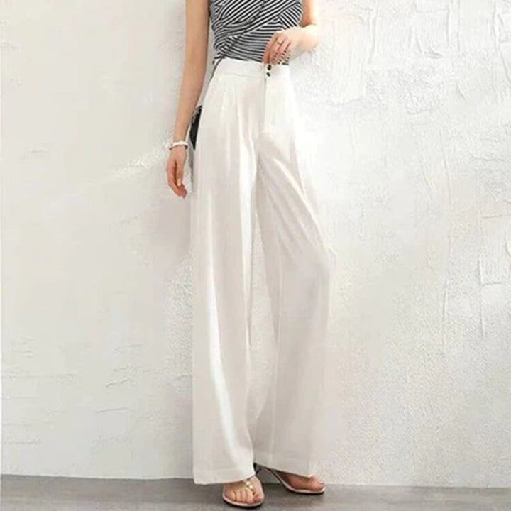 Michelle | High-Waisted Wide Leg Pants - Lightweight and Breathable