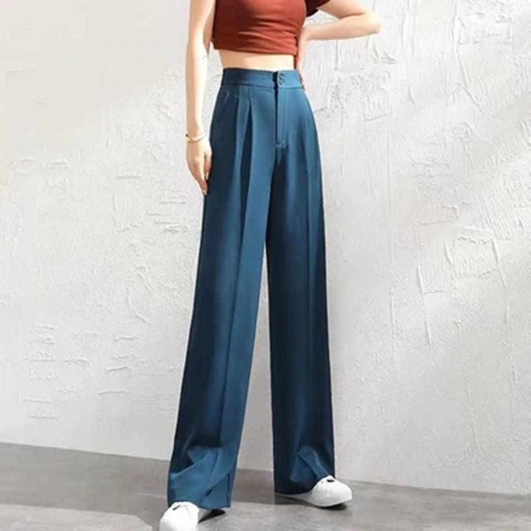 Michelle | High-Waisted Wide Leg Pants - Lightweight and Breathable
