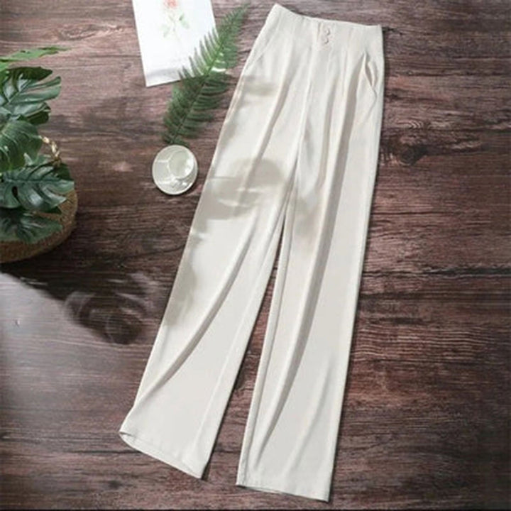 Michelle | High-Waisted Wide Leg Pants - Lightweight and Breathable