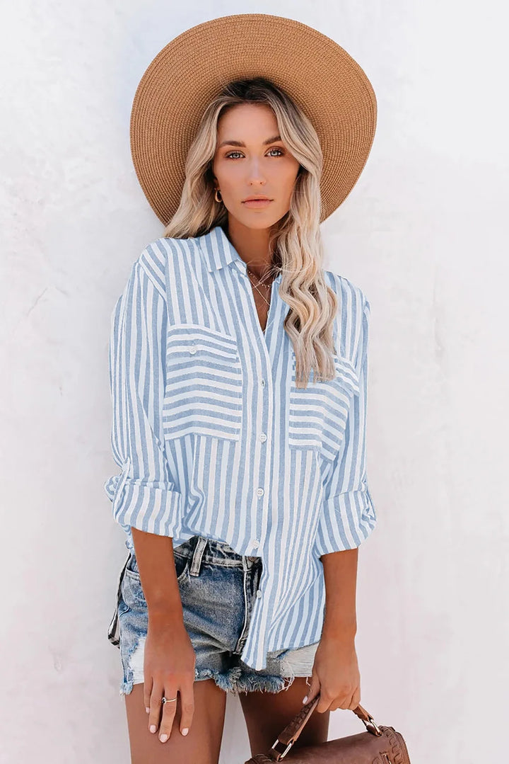 Jane | Striped Blouse for Women - Casual Chic