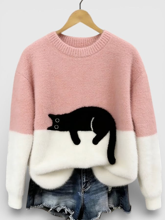 Luna™ | Cat Graphic Sweatshirt