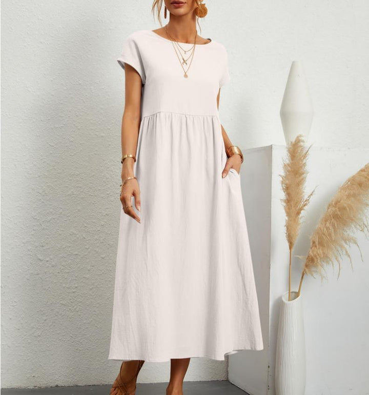 Sylvia | Elegant Relaxed Fit Midi Dress