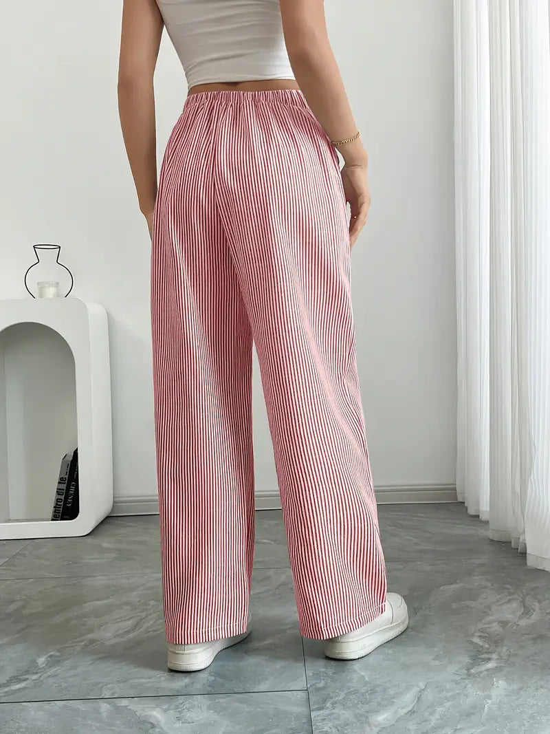 Linda | Elegant Striped Pants with Pockets in Trendy Colors
