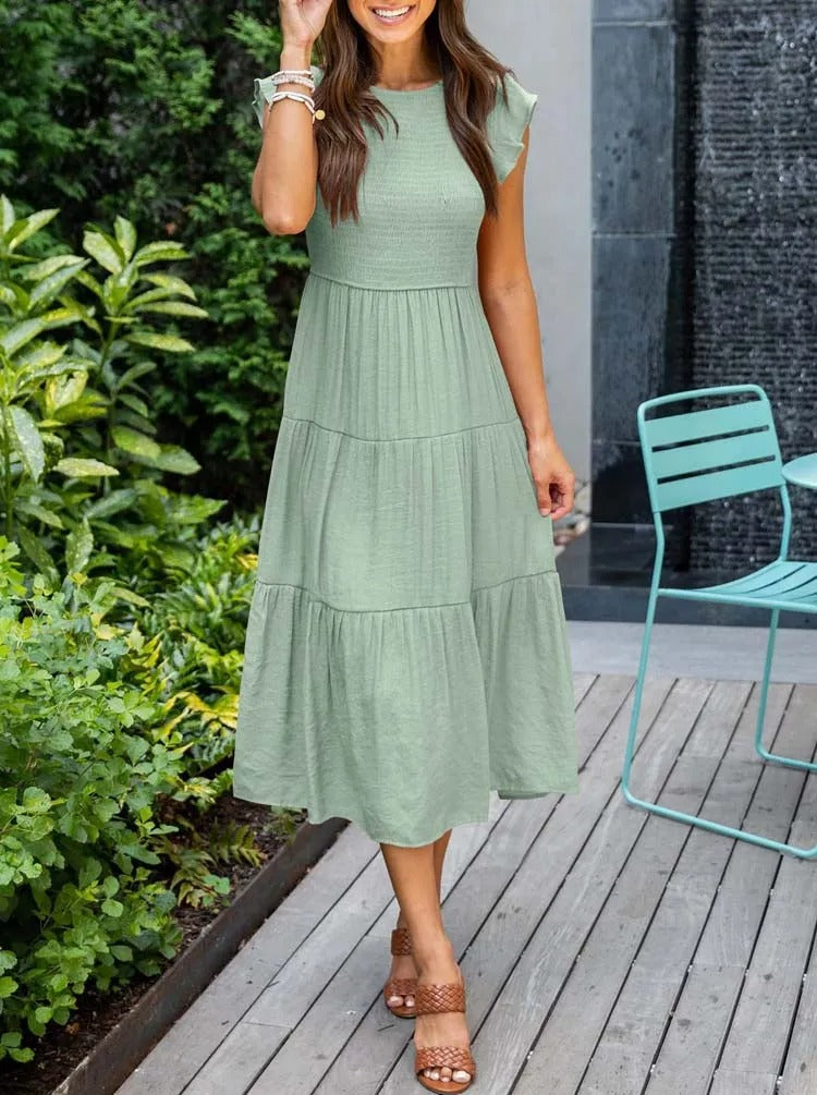 Ronja | Effortless Stylish Flowy Layered Dress