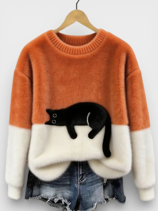 Luna™ | Cat Graphic Sweatshirt