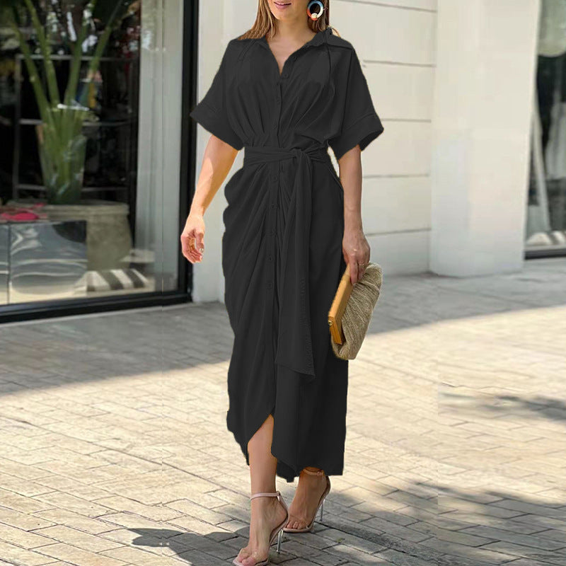 Susan | Elegant Summer Drape Dress for Stylish Comfort