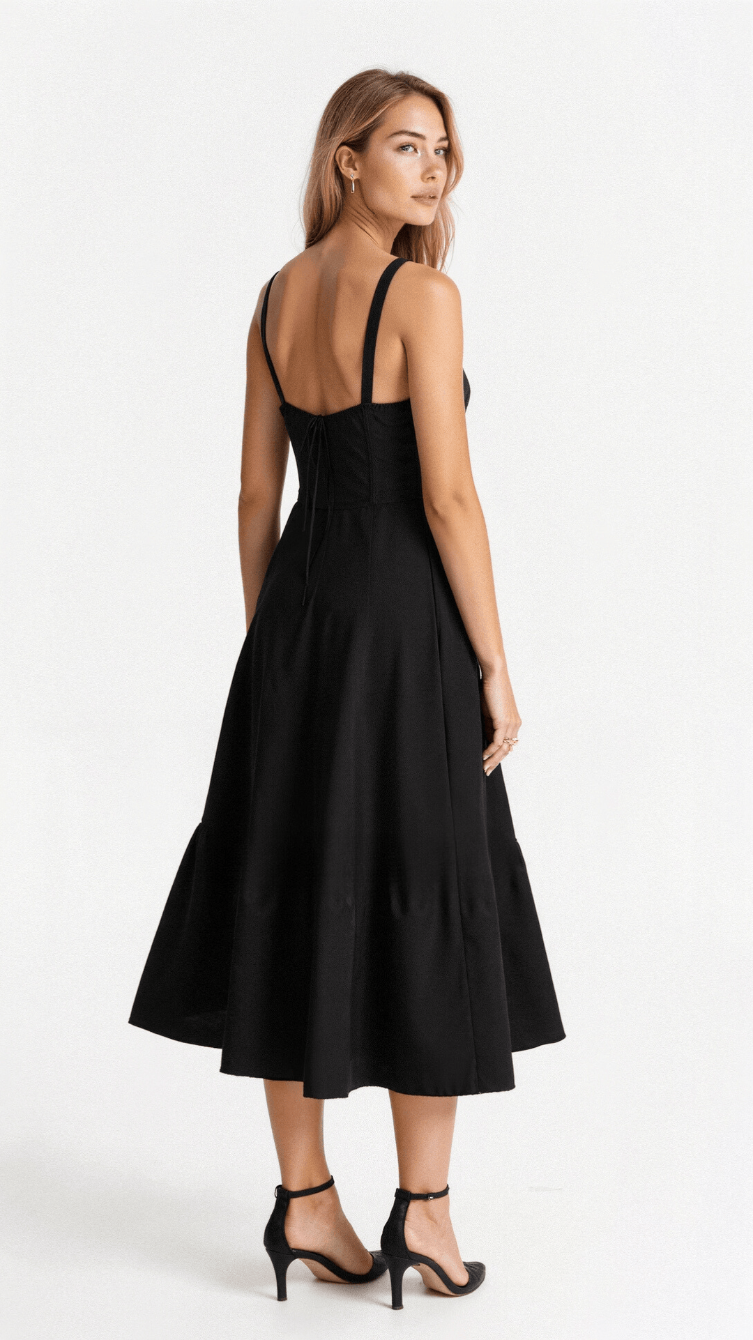Margaret | Corset Midi Dress - Elegant, figure-flattering style